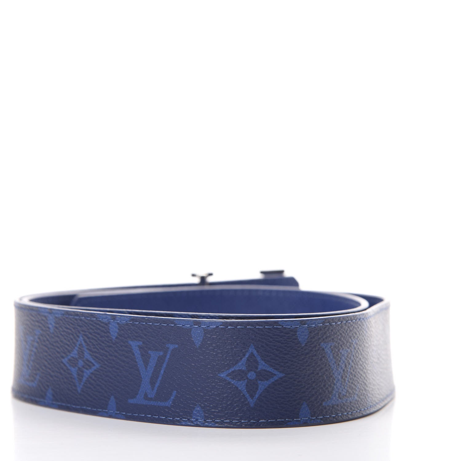 Louis Vuitton Monogram 40mm Reversible LV Initiales Belt 90 36 Cobalt Blue 2 of 10