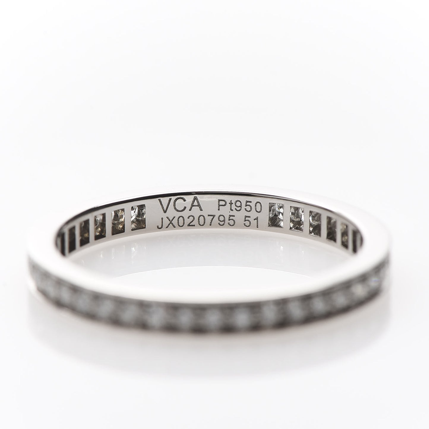 Platinum Diamond 2.1mm Romance Wedding Band Ring 51 5.75