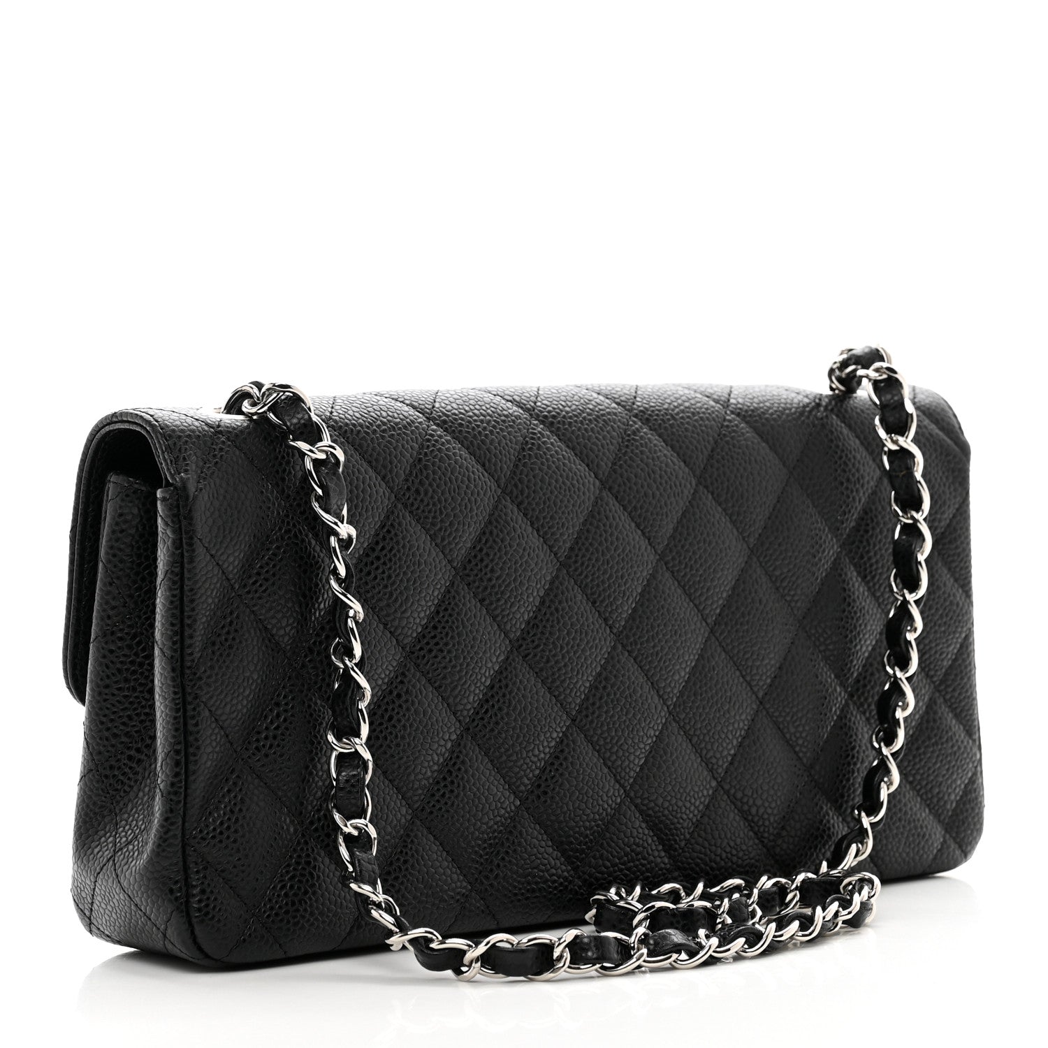 Chanel Caviar Quilted East West Flap Black 3 of 10