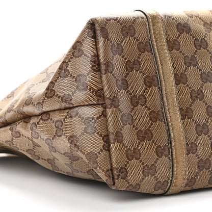 Gucci Crystal Monogram Medium Joy Tote Gold 9 of 24
