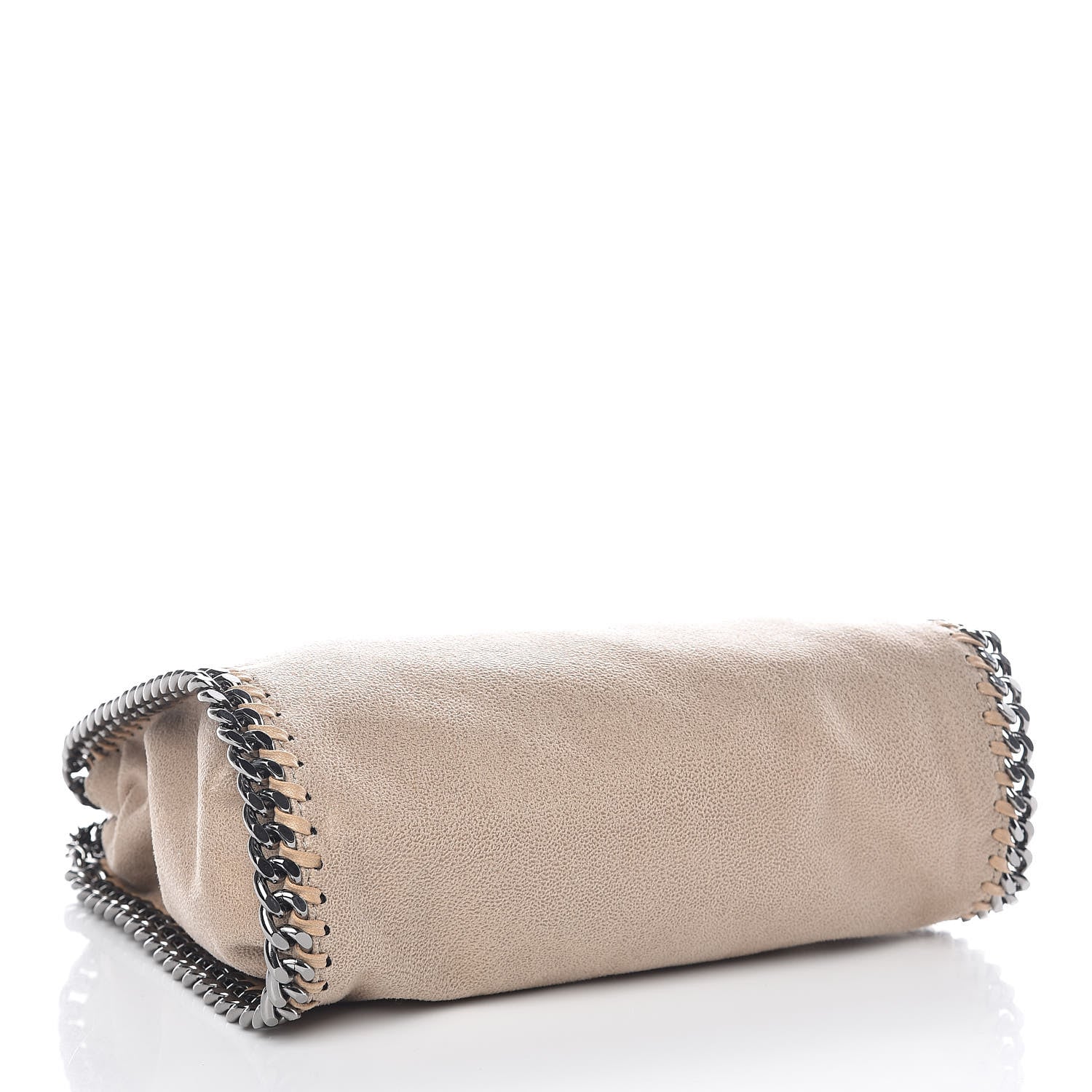 Stella McCartney Shaggy Deer Mini Falabella Fold Over Tote Beige 4 of 9