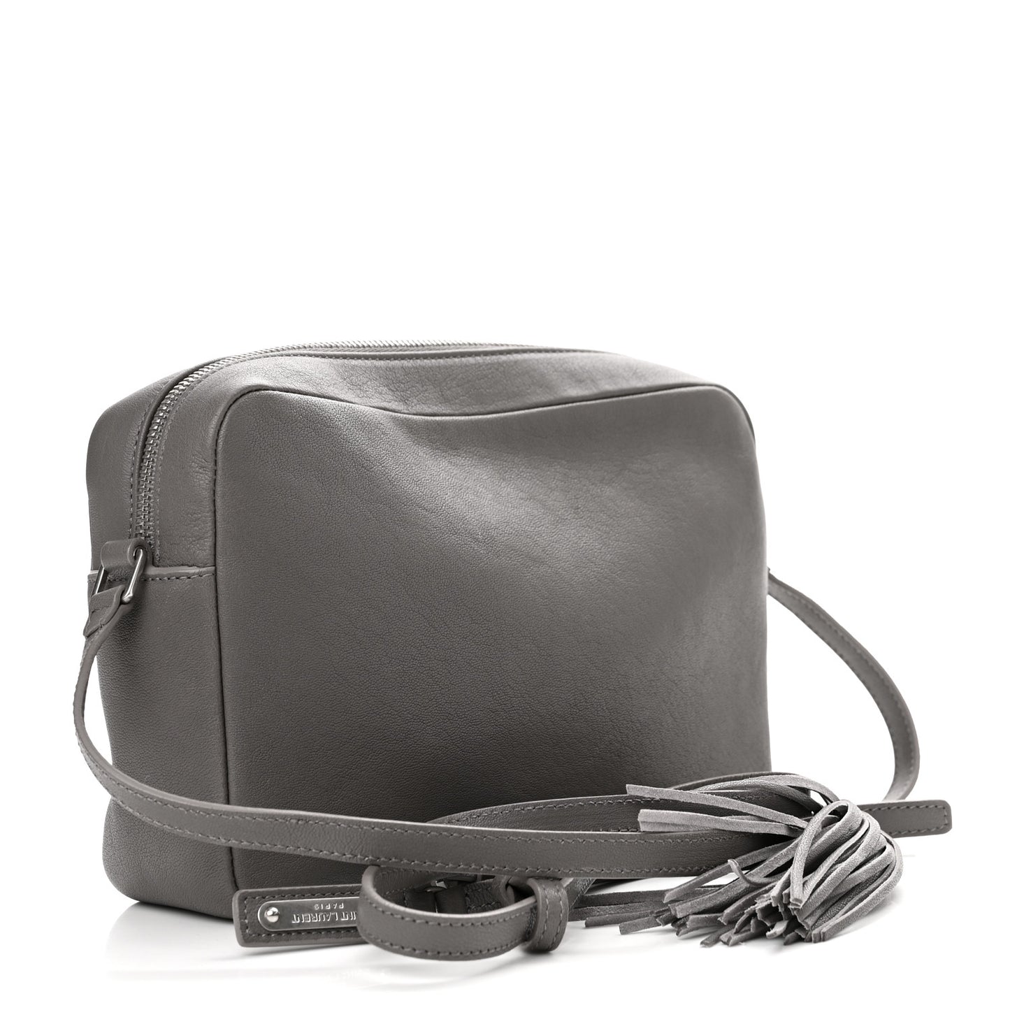 Lambskin Monogram Small Lou Camera Bag Asphalt