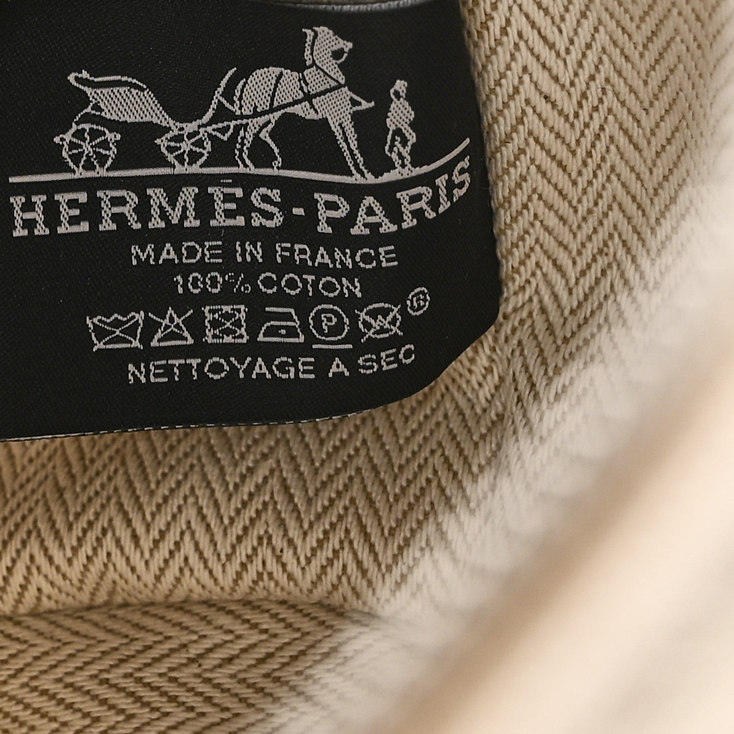 Hermes Canvas Small Bride-A-Brac Pouch Natural 6 of 10