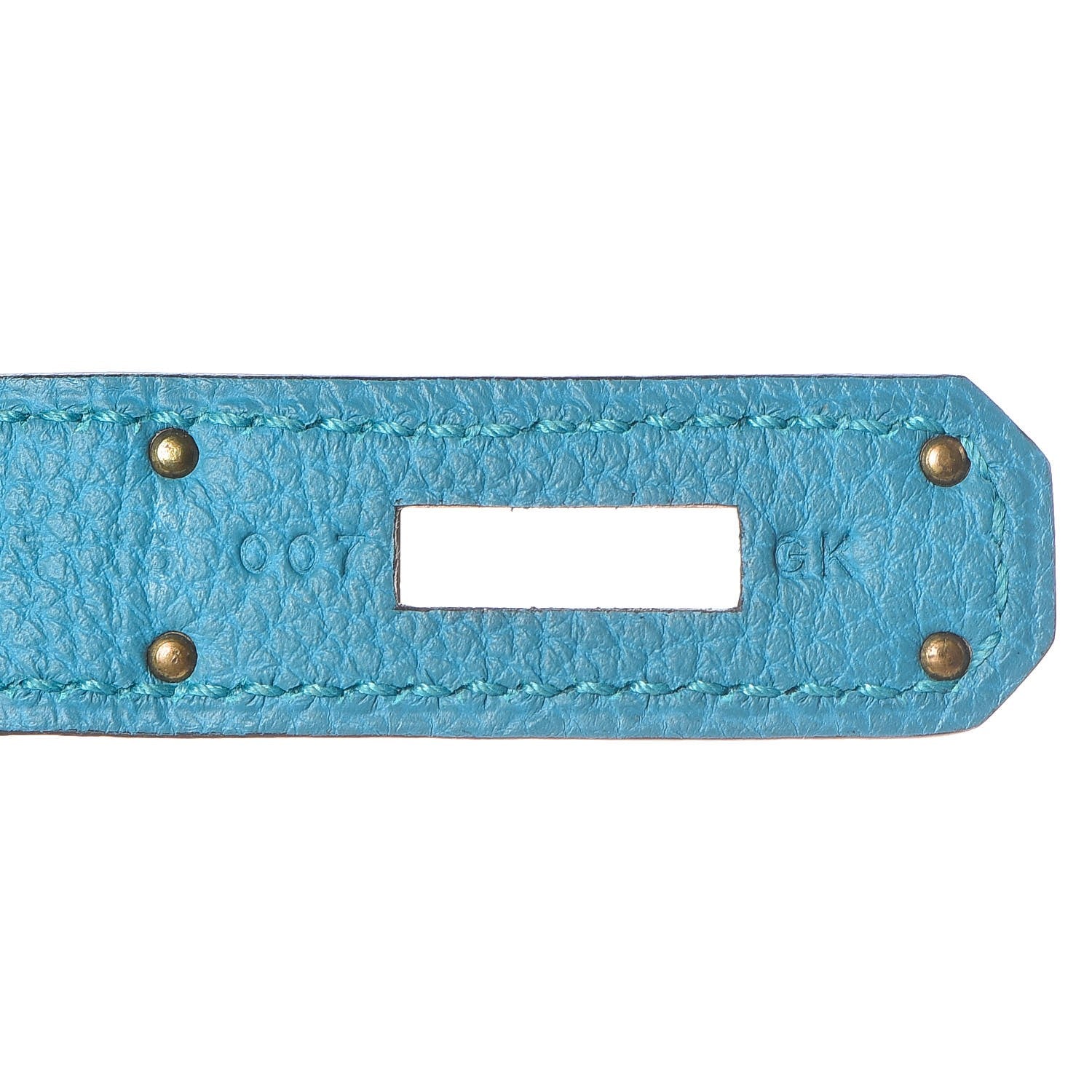 Hermes Togo Birkin 35 Turquoise 15 of 34
