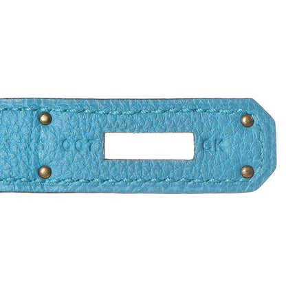 Hermes Togo Birkin 35 Turquoise 15 of 34
