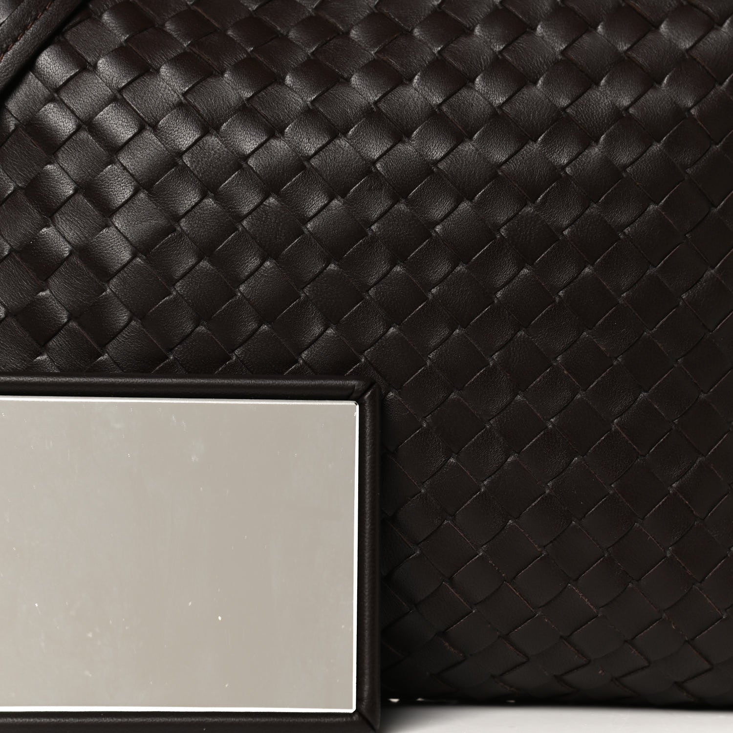 Bottega Veneta Nappa Intrecciato Nodini Crossbody Messenger Ebano 9 of 11