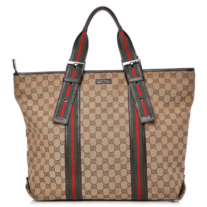 Gucci Monogram Large Web Joy Tote 1 of 18