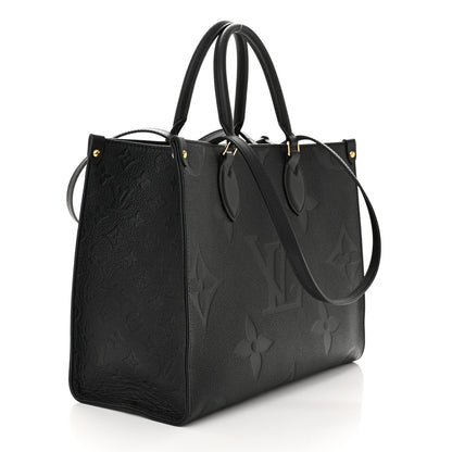 Louis Vuitton Empreinte Monogram Giant Onthego MM Black 3 of 10