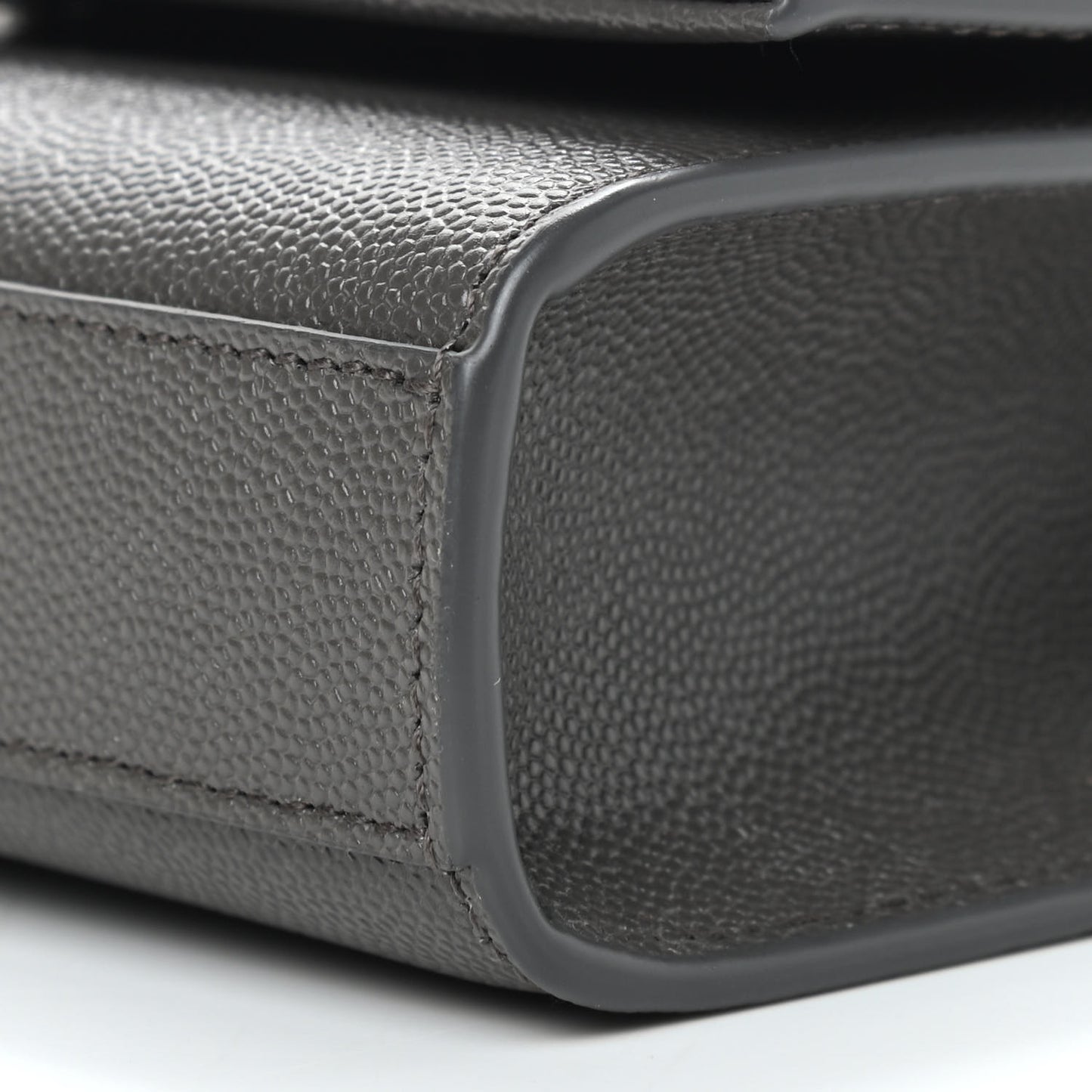 Grain De Poudre Small Classic Monogram Kate Tassel Chain Wallet Gray