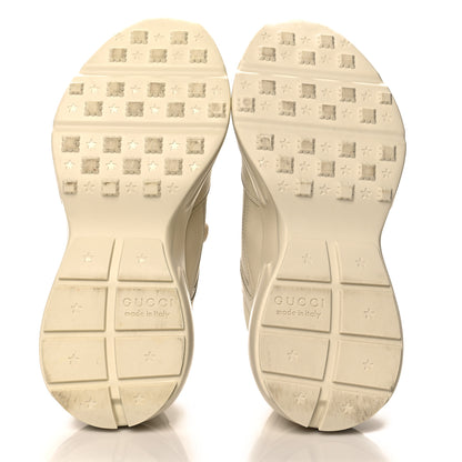 Gucci Calfskin Logo Womens Rhyton Sneakers 38 Ivory 5 of 7
