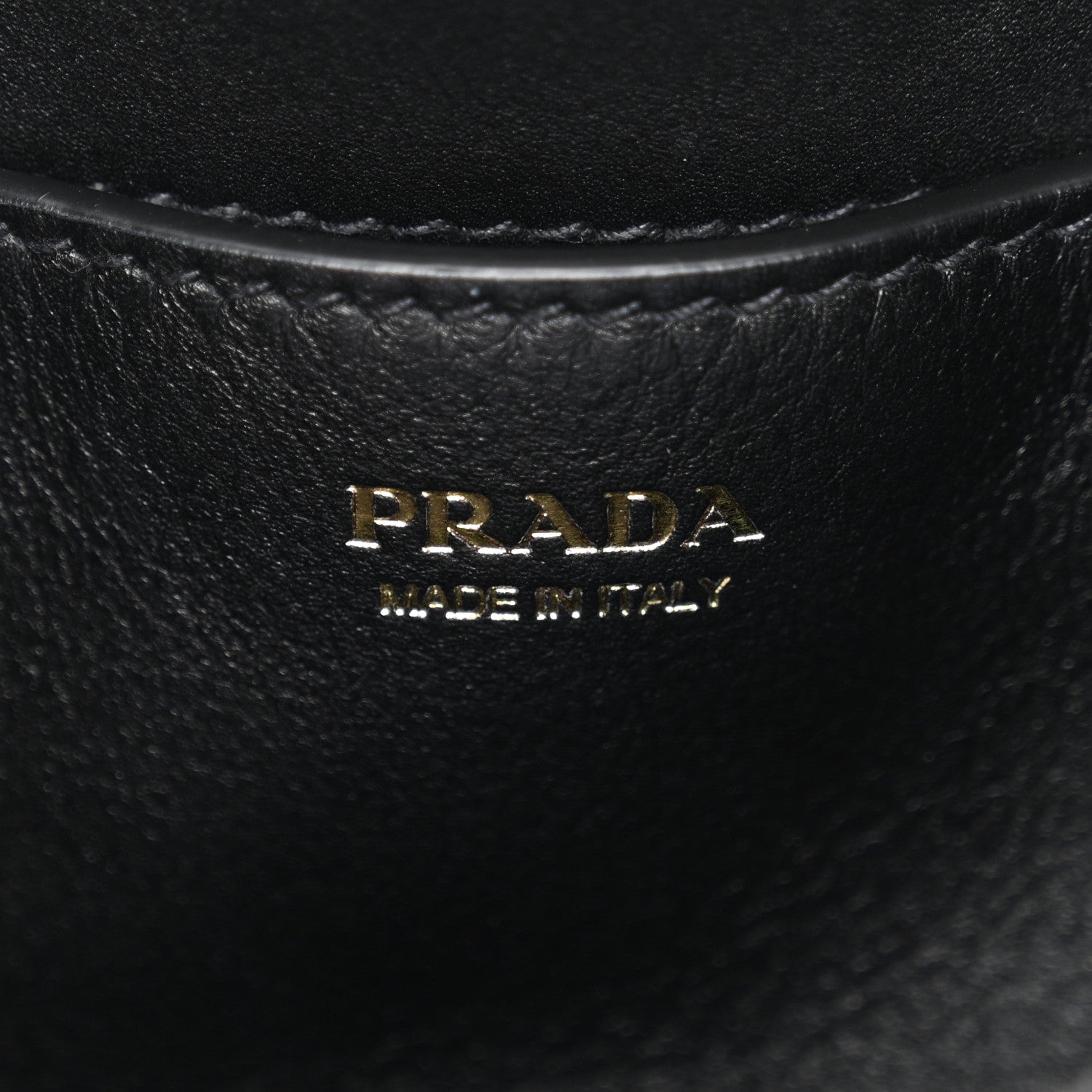 Prada Soft Calfskin Mini Darling Bucket Bag Black 6 of 10