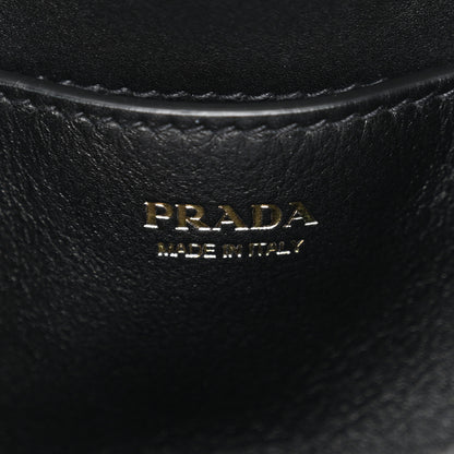 Prada Soft Calfskin Mini Darling Bucket Bag Black 6 of 10