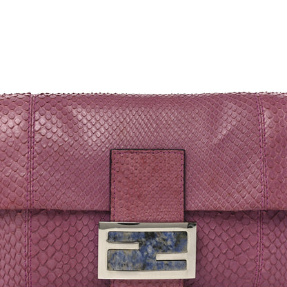 Fendi Snakeskin Baguette Pink 7 of 11
