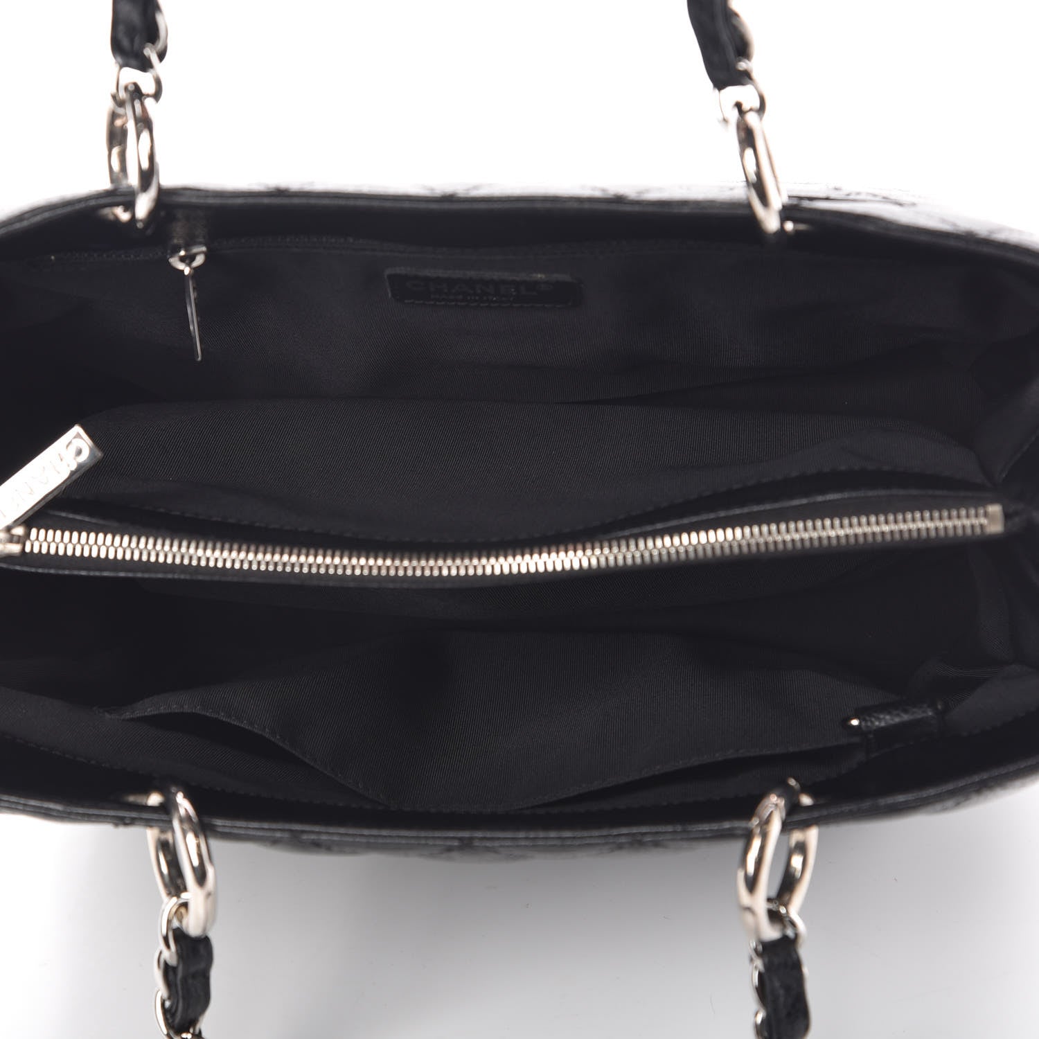 Chanel Caviar Quilted Grand Shopping Tote GST Black 7 of 13