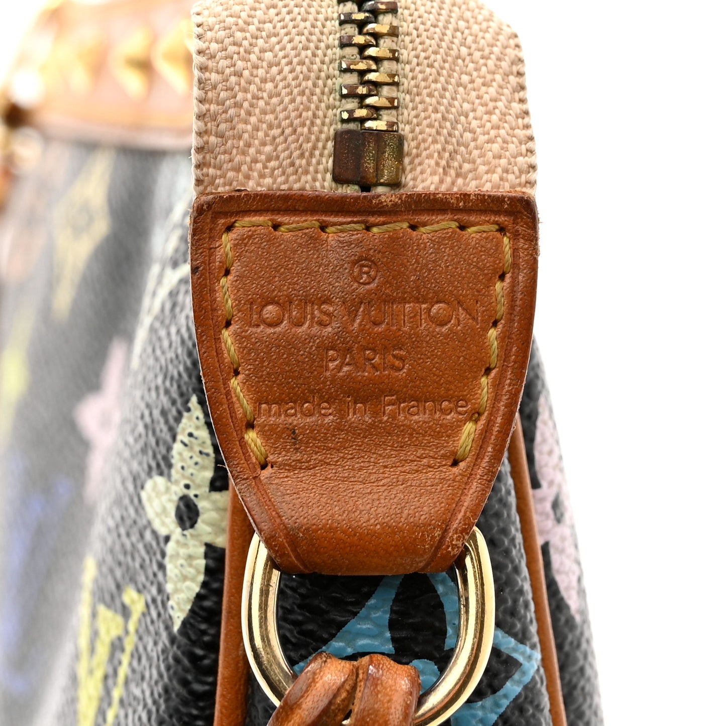 Monogram Multicolor Pochette Accessories Black