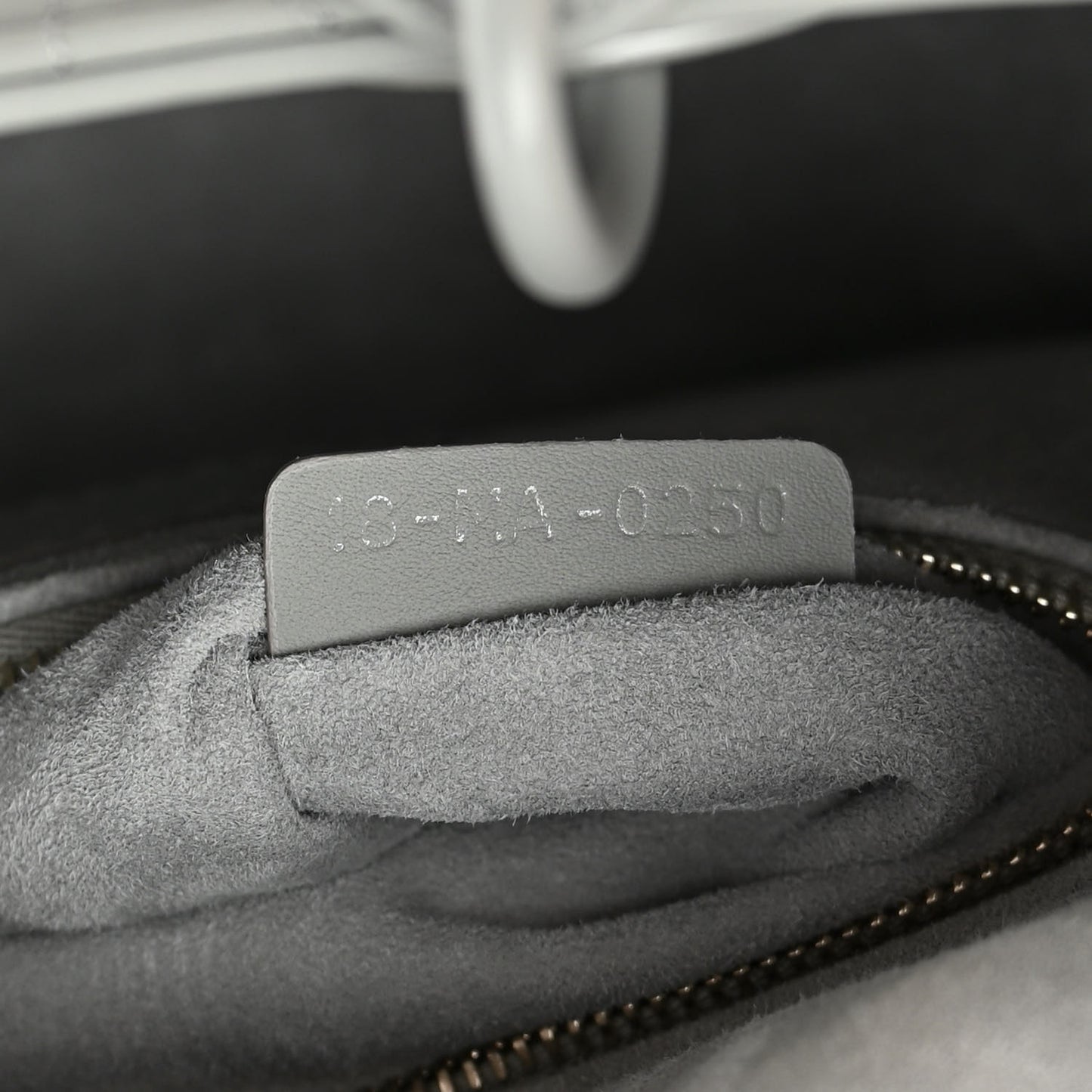 Ultra Matte Calfskin Cannage Small My ABCDior Lady Dior Gray