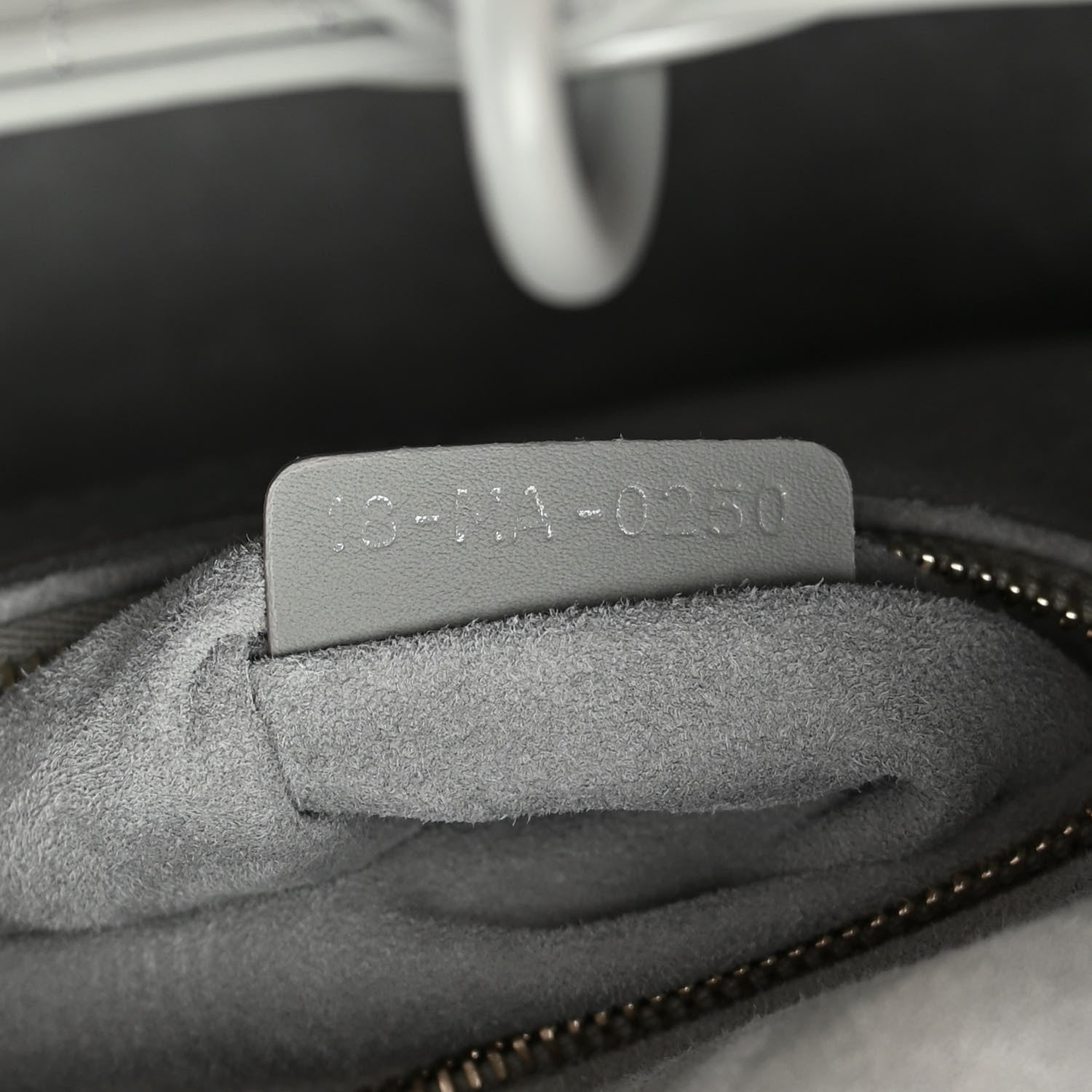 Christian Dior Ultra Matte Calfskin Cannage Small My ABCDior Lady Dior Gray 7 of 12