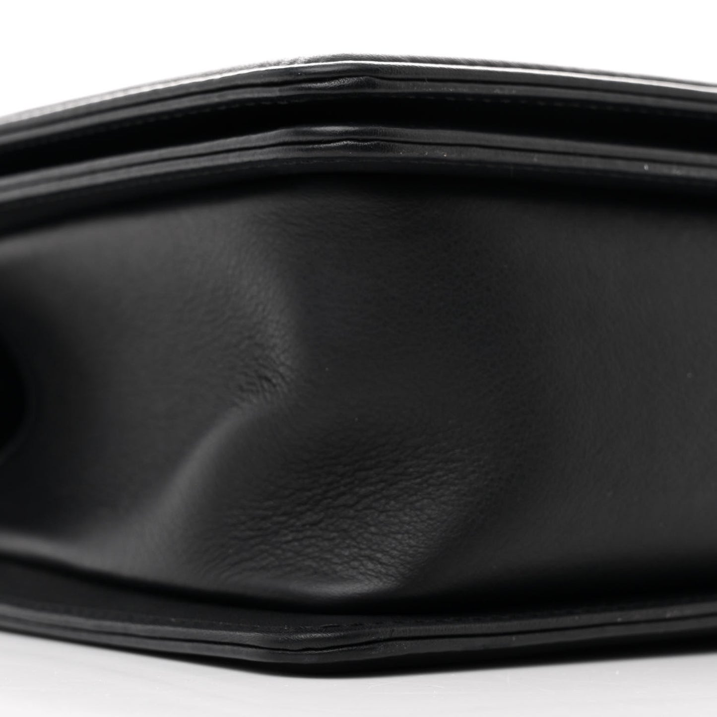 Calfskin Quilted Medium Boy Flap Black