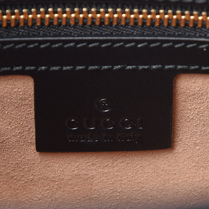 Gucci Guccissima Small Zippered Bucket Tote Black 6 of 8