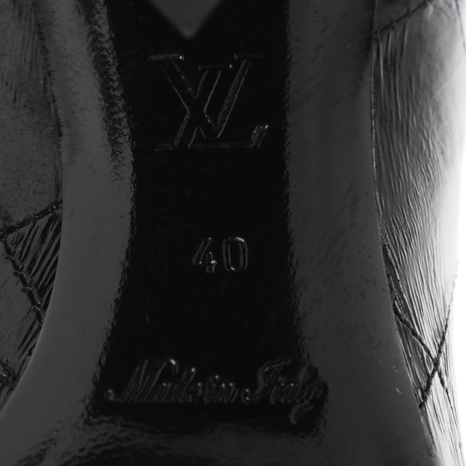 Louis Vuitton Eel Instinct High Boots 40 Black 6 of 8