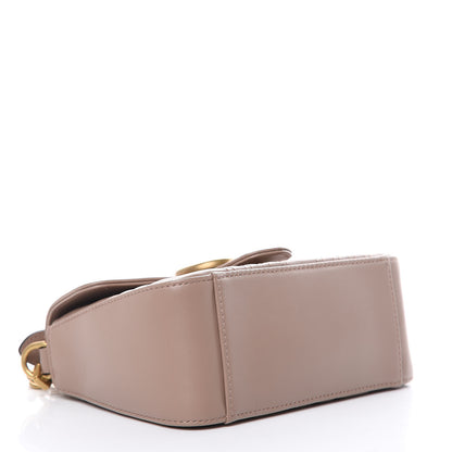 Gucci Calfskin Matelasse Mini GG Marmont Top Handle Shoulder Bag Porcelain Rose 4 of 9