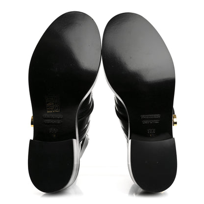 Balenciaga Brushed Calfskin Ceinture Ankle Boots 35.5 Black 6 of 8