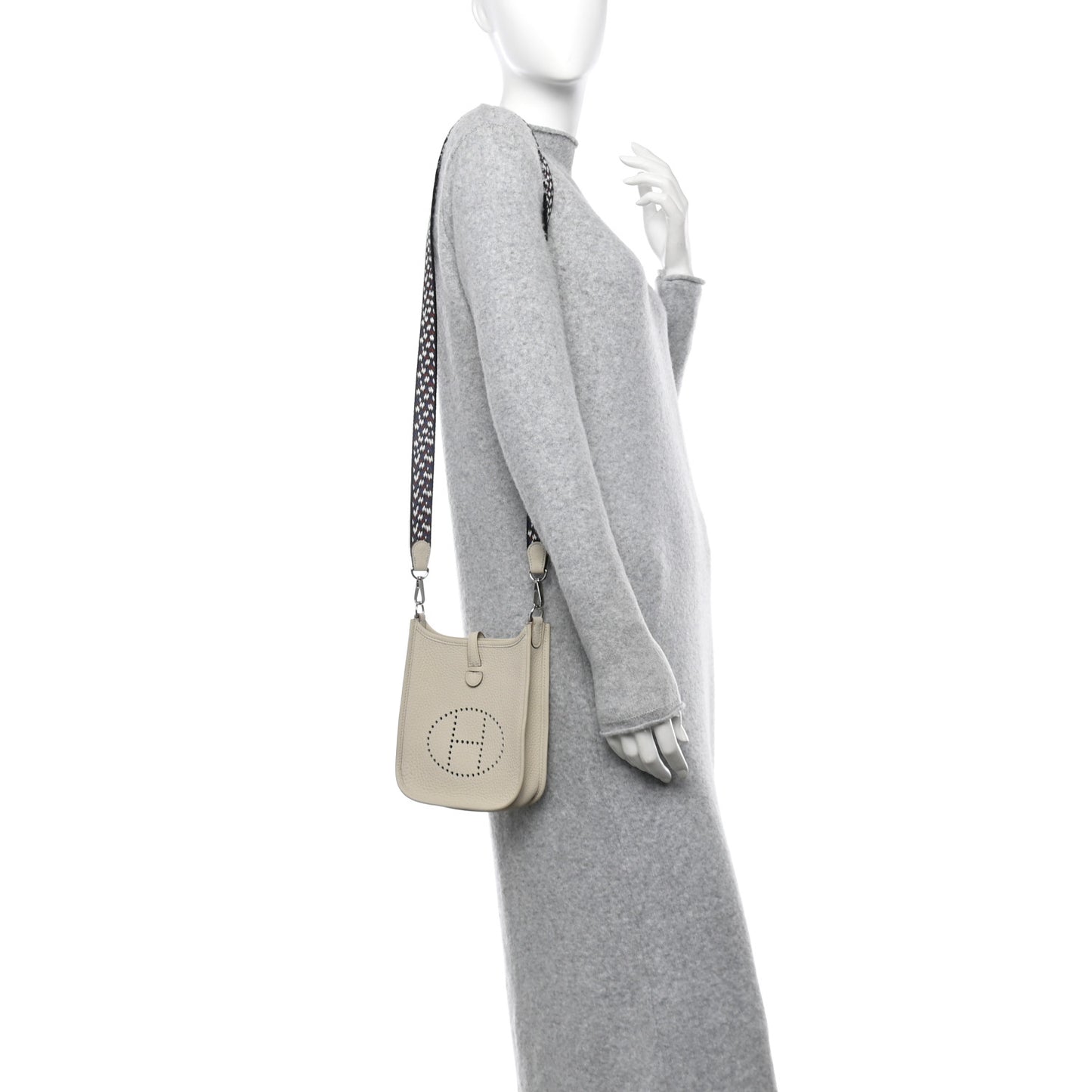 Taurillon Clemence Zigzag Evelyne TPM Beton Black White Deep Bleu