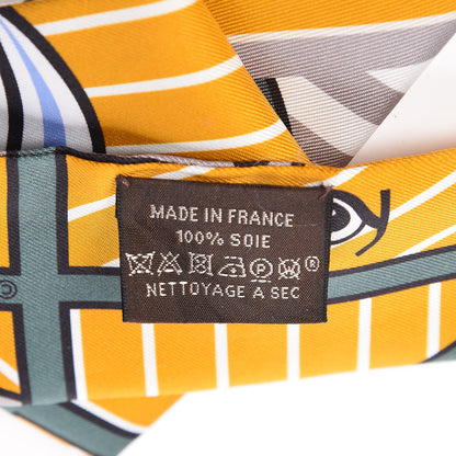 Hermes Silk Quadrige Twilly 5 of 7