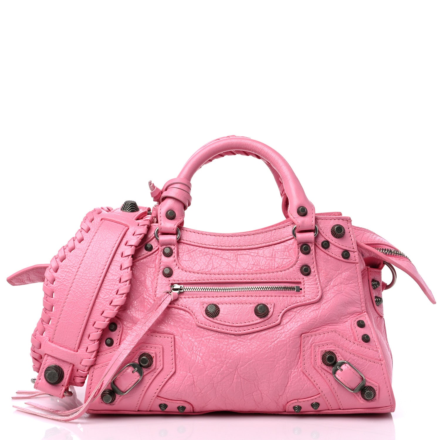Balenciaga Agneau Arena Neo Cagole Handbag XS Sweet Pink 3 of 11