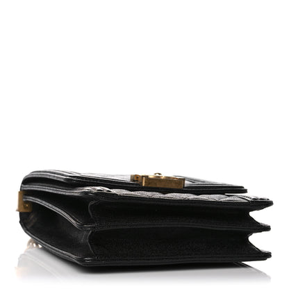 Chanel Caviar Quilted North South Boy Flap Black 4 of 9