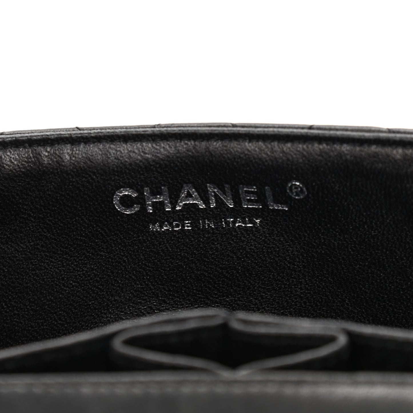 Lambskin Quilted East West Flap Black