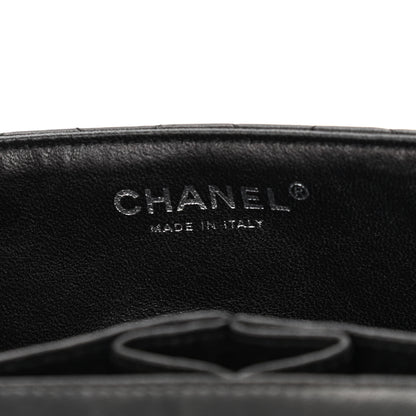 Chanel Lambskin Quilted East West Flap Black 6 of 10