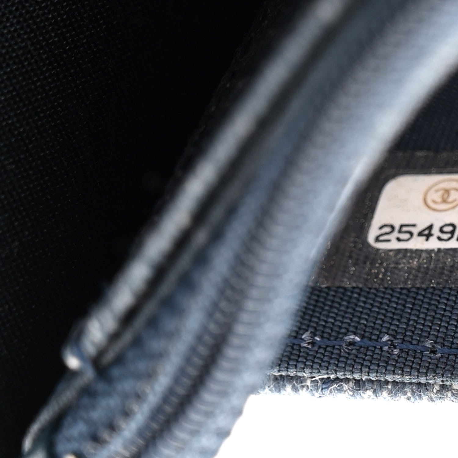 Chanel Denim Quilted Lucky Charms Reissue Wallet On Chain WOC Blue 6 of 10