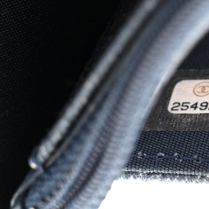 Chanel Denim Quilted Lucky Charms Reissue Wallet On Chain WOC Blue 6 of 10