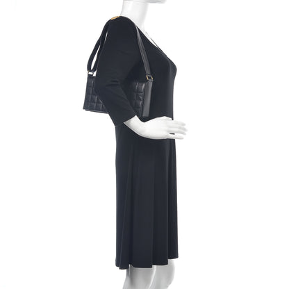 Chanel Lambskin Quilted CC Chocolate Bar Flap Black 2 of 12