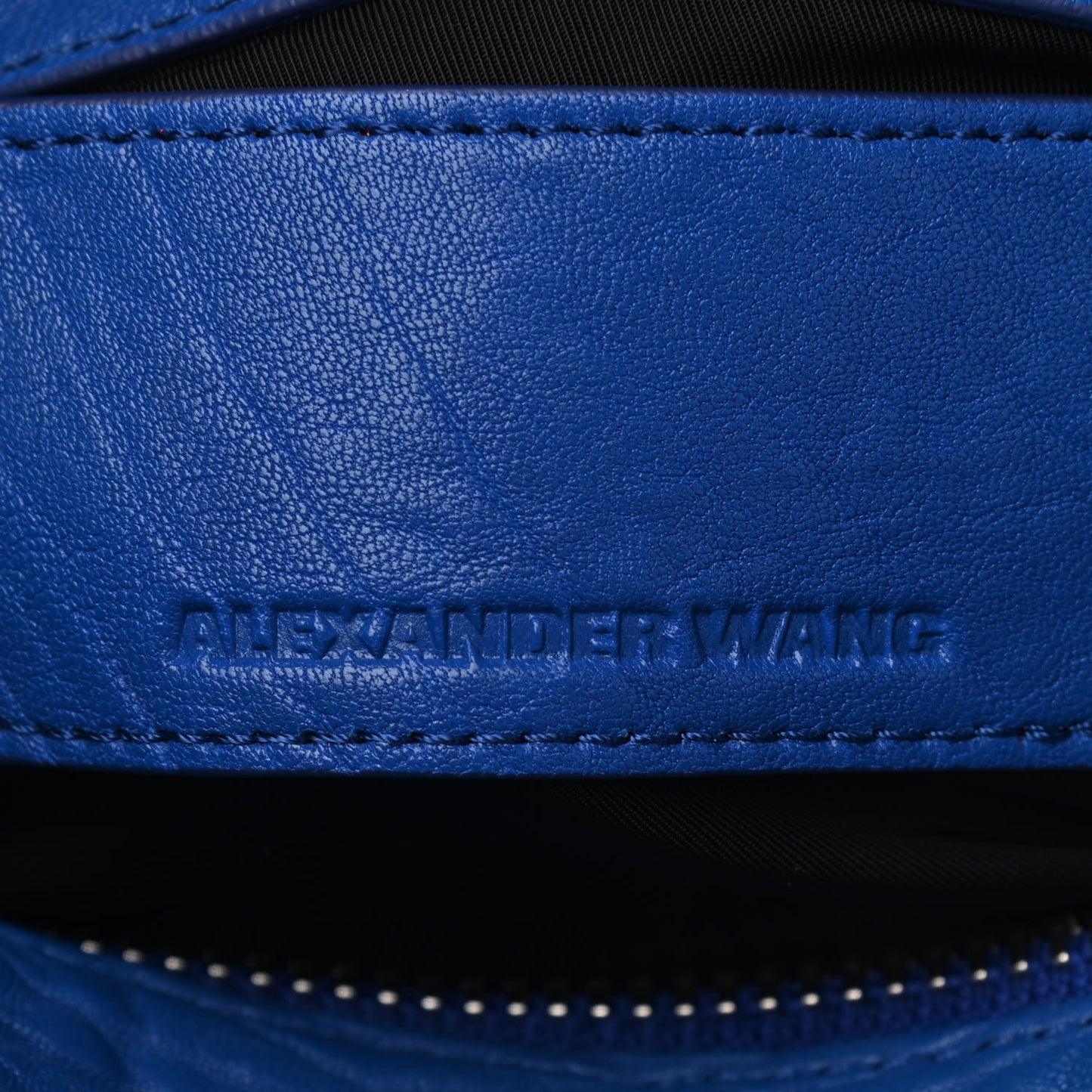 Pebbled Lambskin Rocco Royal Blue