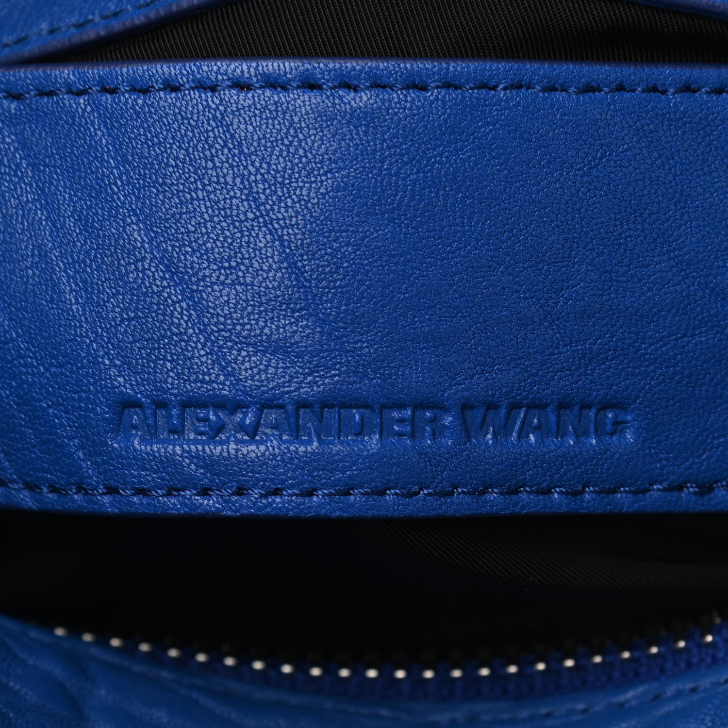 Alexander Wang Pebbled Lambskin Rocco Royal Blue 5 of 9