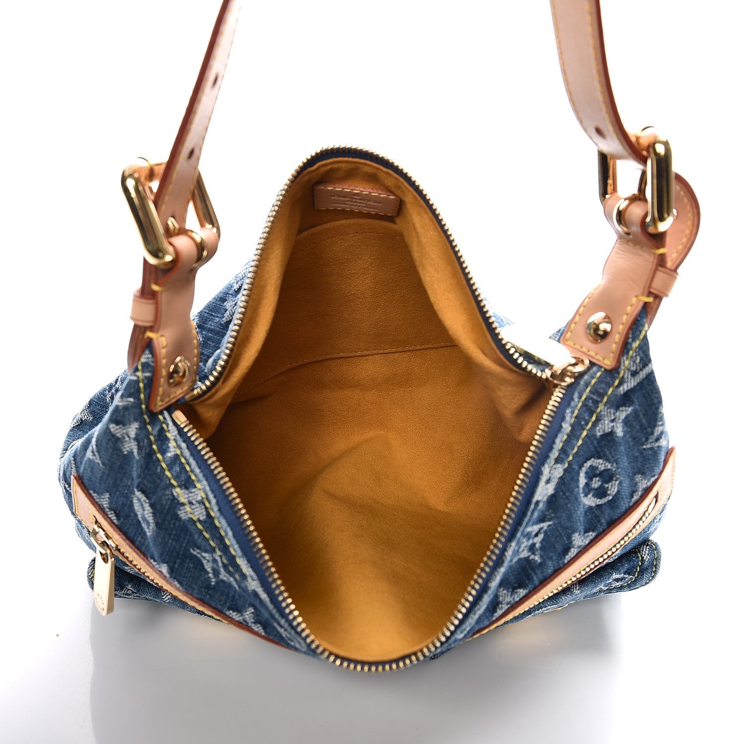 Louis Vuitton Monogram Denim Baggy PM Blue 5 of 9