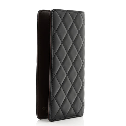 Chanel Lambskin Quilted Medium Agenda Cover Black 3 of 11
