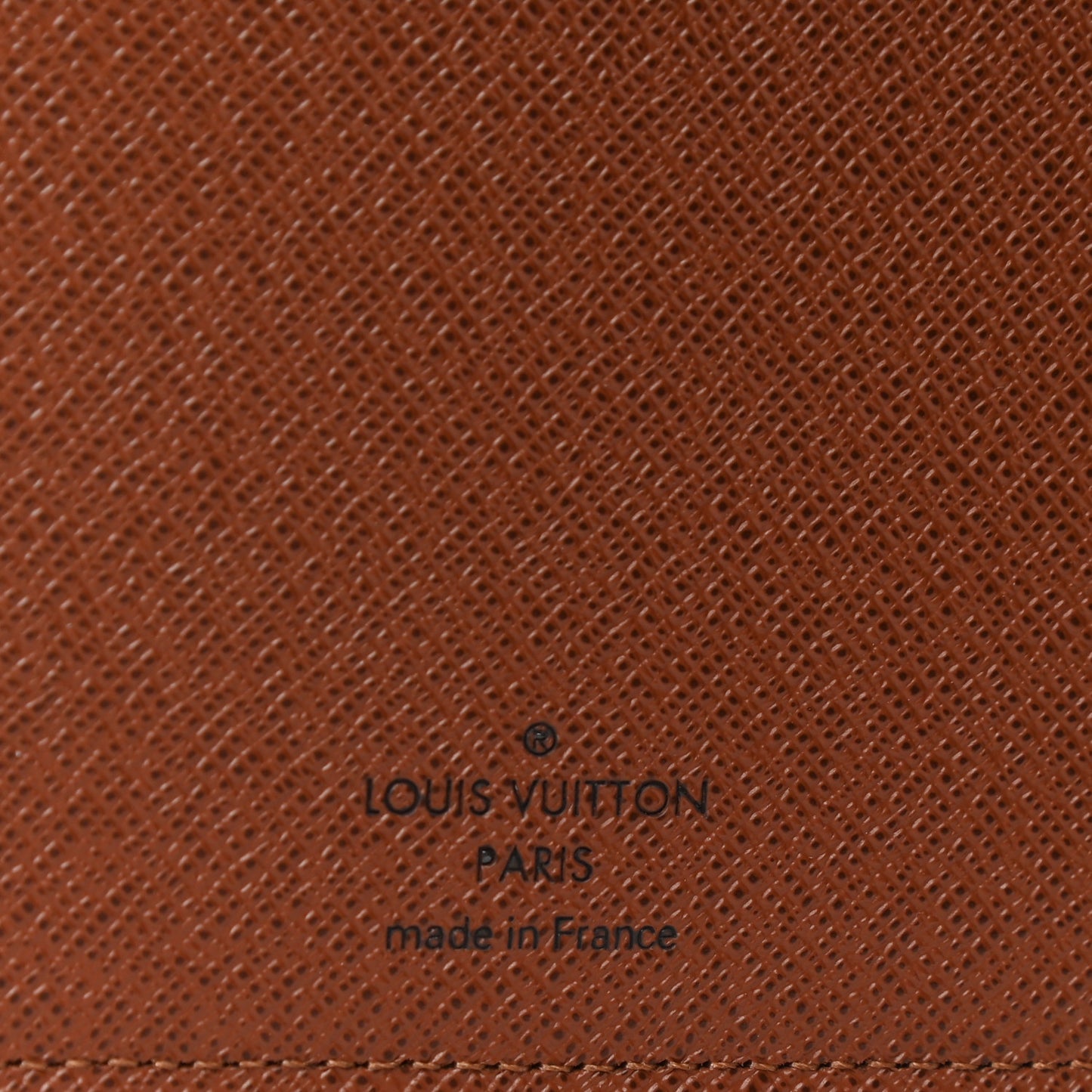 Monogram Desk Agenda Cover