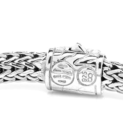 John Hardy Sterling Silver Blue Sapphire 5mm Classic Chain Bracelet 4 of 4