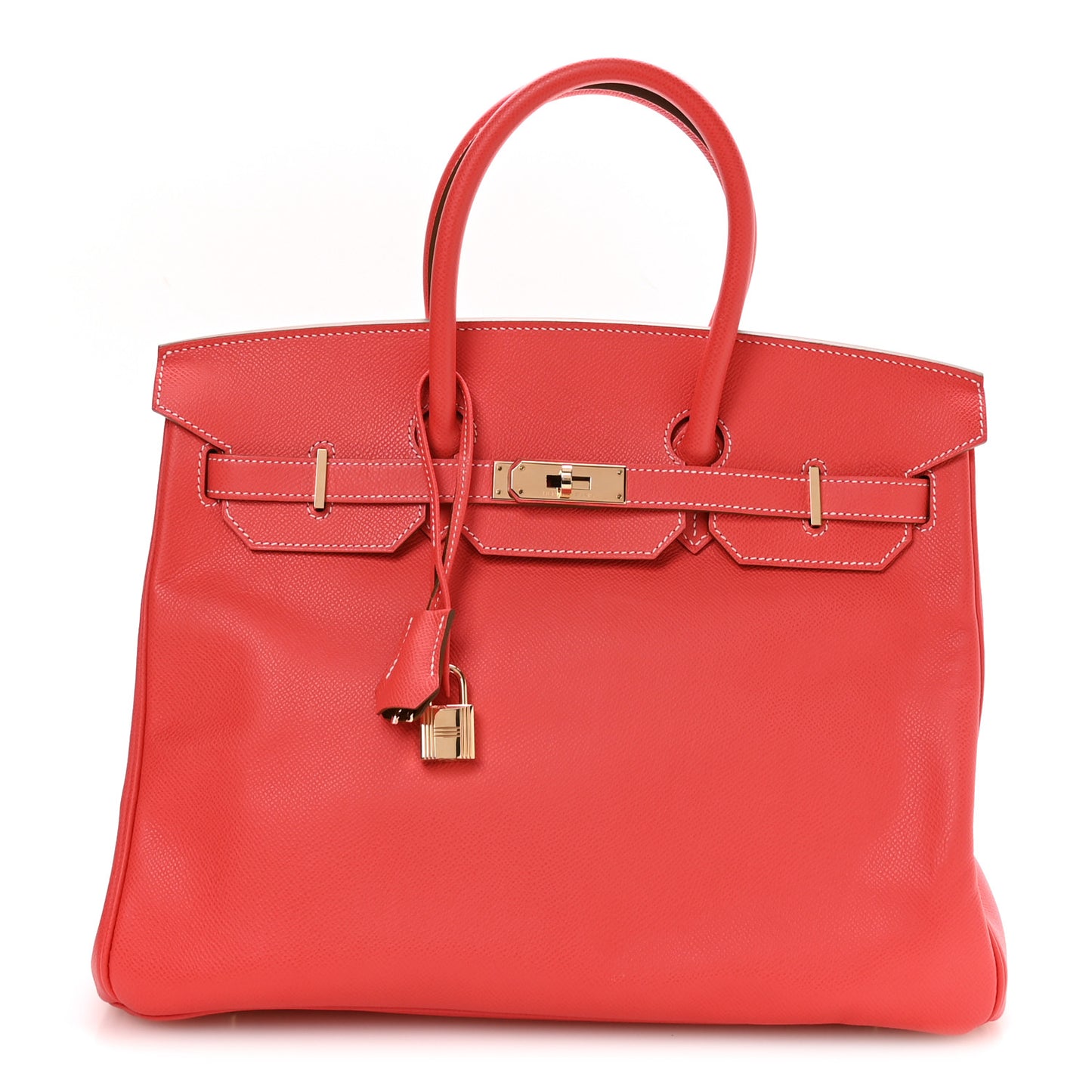Epsom Candy Birkin 35 Rose Jaipur Gold
