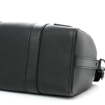 Louis Vuitton Grained Calfskin Aerogram City Keepall Black 8 of 8