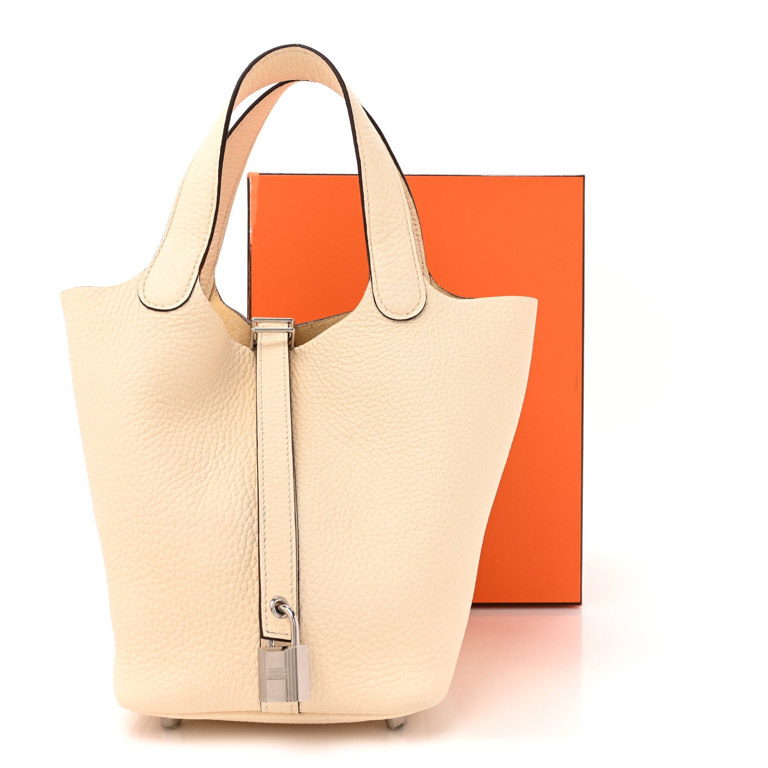 Hermes Taurillon Clemence Picotin Lock 18 PM Nata 17 of 17