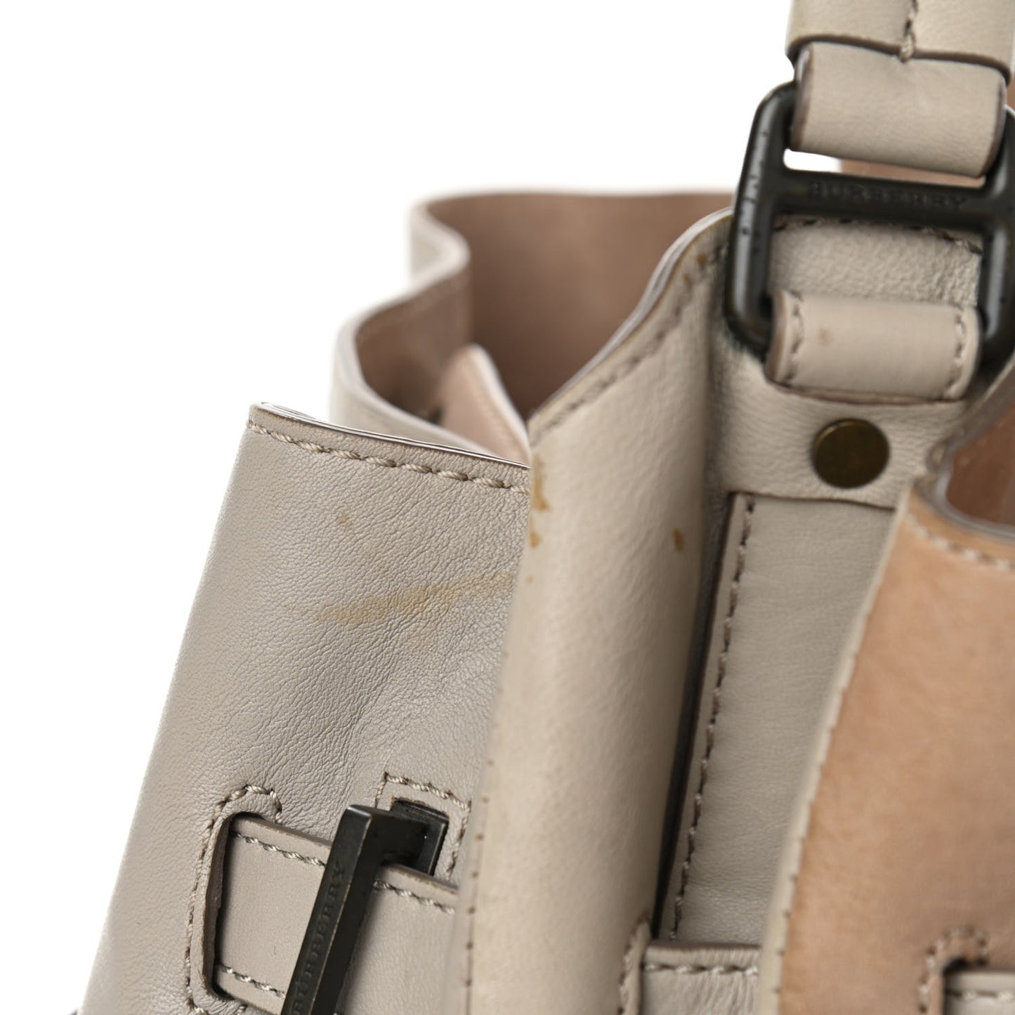 Lambskin Quilted Medium Enmore Hobo Beige