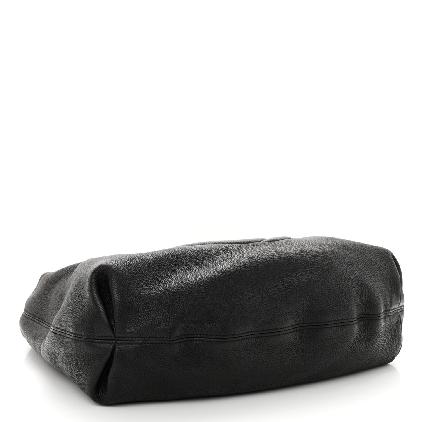Pebbled Calfskin Soho Hobo Black