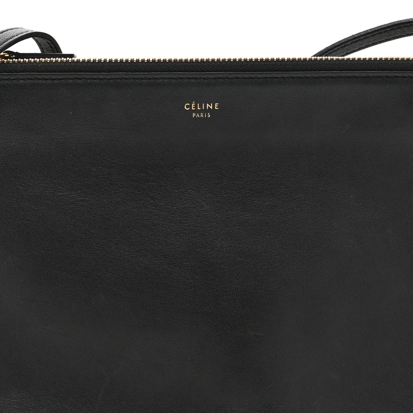 Liege Calfskin Large Trio Crossbody Bag Black