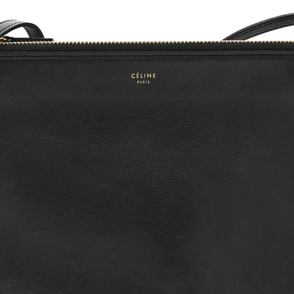 Celine Liege Calfskin Large Trio Crossbody Bag Black 10 of 12