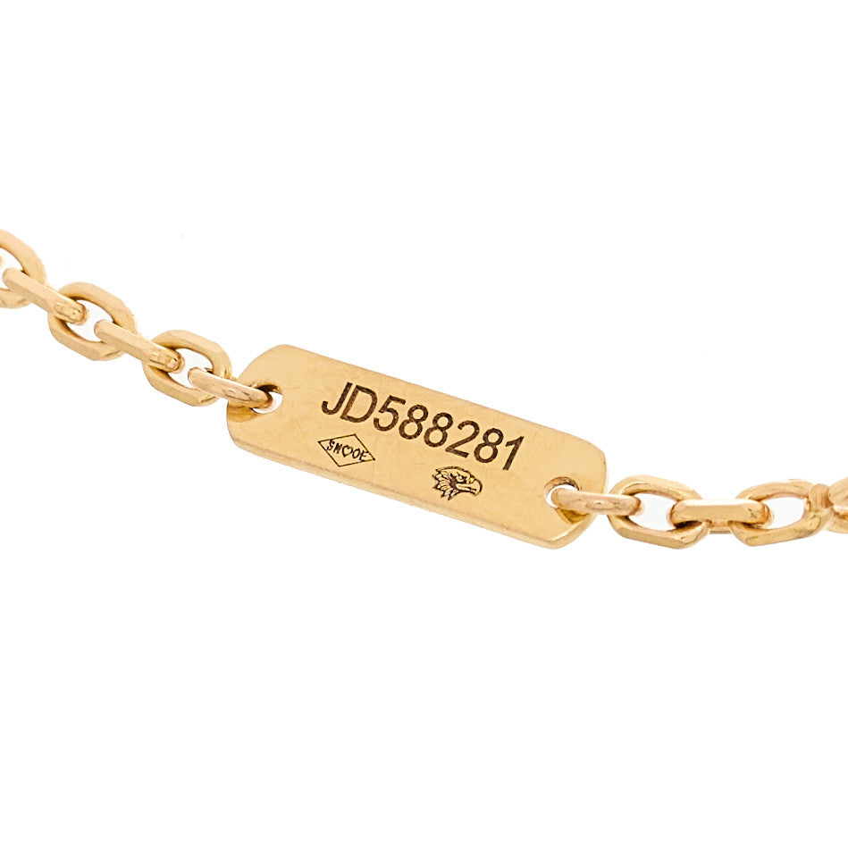 Van Cleef & Arpels 18K Rose Gold Mother Of Pearl Lucky Spring Plum Blossom Bracelet 2 of 4