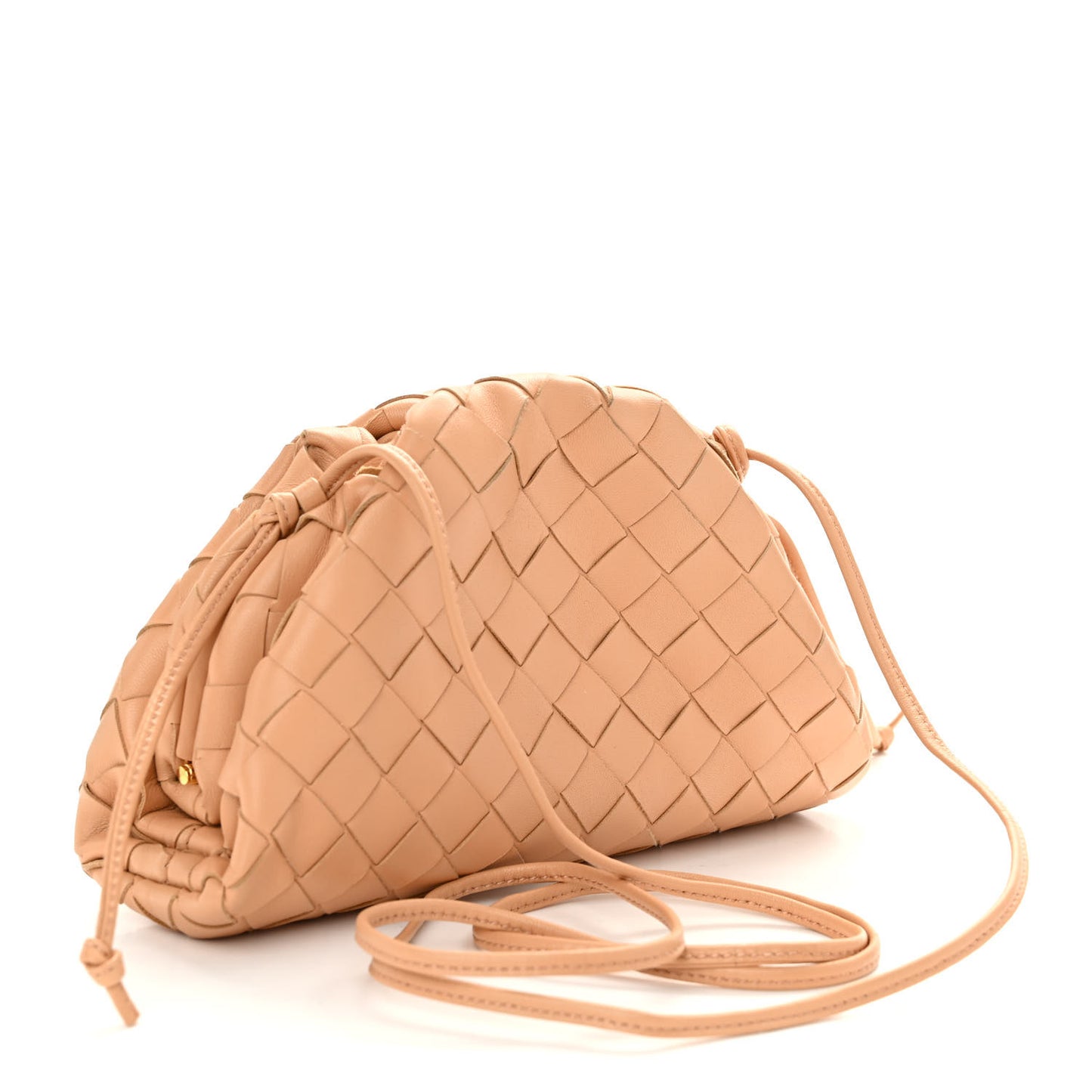 Nappa Intrecciato The Mini Pouch Almond